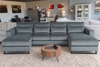 Hoekbank Naarden · Longchair + 2 Zits + Longchair 360cm