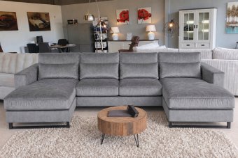 Naarden Longchair + 2 + Longchair in grijs – kleurimpressie