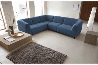 Niehove 2 + Hoek + 2 Zits in blauw – kleurimpressie
