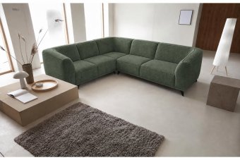 Niehove 2 + Hoek + 2 Zits in groen – kleurimpressie