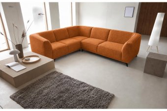 Niehove 2 + Hoek + 2 Zits in oranje – kleurimpressie