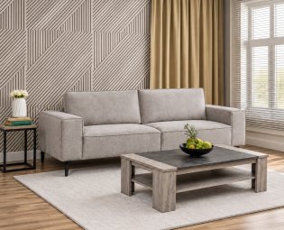 Cognac hoekbank Nieuwegein · 2 Zits 166cm – A-meubel