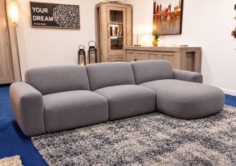 Bank Nijmegen · 2 Zits + Longchair Rond 276cm