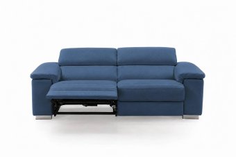 Oostvoorne 2 zits met (1X VSL Relaxfunctie) in blauw – kleurimpressie