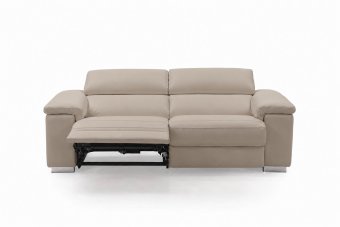 Oostvoorne 2 zits met (1X VSL Relaxfunctie) in taupe – kleurimpressie