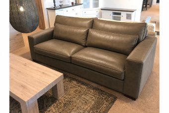 Oudenbosch 2 Zits in leer – materiaalimpressie