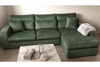 Oudenbosch Longchair in groen – kleurimpressie