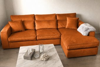 Oudenbosch Longchair in oranje – kleurimpressie