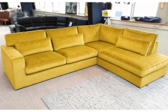 Oudenbosch Loungebank in geel – kleurimpressie