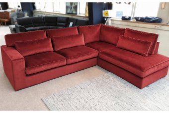 Oudenbosch Loungebank in rood – kleurimpressie