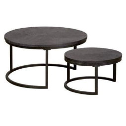 OUTLET - ALPHEN AAN DEN RIJN! - Viola Coffeetable Round Set of 2 - foto 1