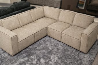 Papendrecht 2 Zits + Hoek + 2 Zits in beige – kleurimpressie
