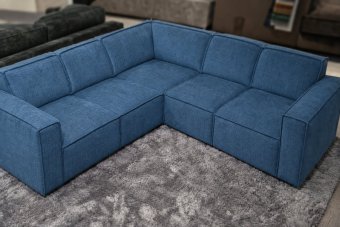 Papendrecht 2 Zits + Hoek + 2 Zits in blauw – kleurimpressie