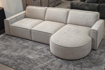 Bank Papendrecht · 2 Zits + Longchair Rond 275cm