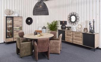 Woonkamerset Pieterburen Naturel Hout
