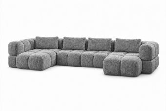 Pijnacker Longchair Klein + 2 Zits + Longchair Klein in grijs – kleurimpressie
