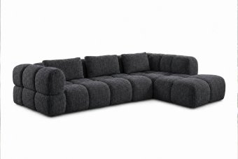 Pijnacker Loungebank in antraciet – kleurimpressie