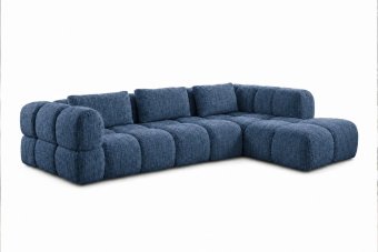 Pijnacker Loungebank in blauw – kleurimpressie