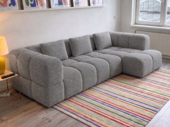 Pijnacker Loungebank in grijs – kleurimpressie