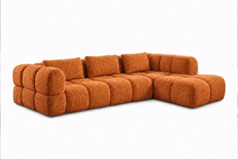 Pijnacker Loungebank in oranje – kleurimpressie