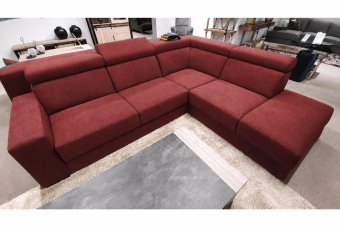 Raalte Ottomaan in rood – kleurimpressie