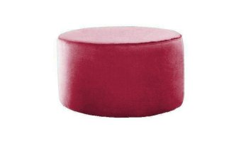 Rode hocker Poef Lexmond 45x45cm – A-meubel