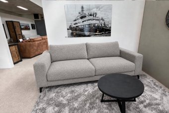 Roosendaal 2 Zits in teddystof – materiaalimpressie