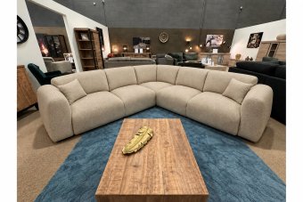 Rotterdam 2 Zits + Hoek + 2 Zits in beige – kleurimpressie