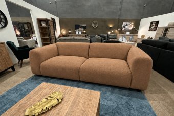 Rotterdam 2 Zits Bank in cognac – kleurimpressie