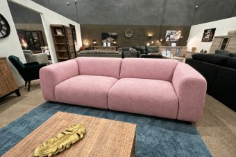 Rotterdam 2 Zits Bank in roze – kleurimpressie
