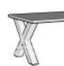 Pieterburen Salontafel T13-X Naturel hout