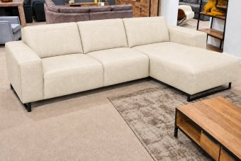 Scherpenisse 2 Zits + Longchair in creme – kleurimpressie
