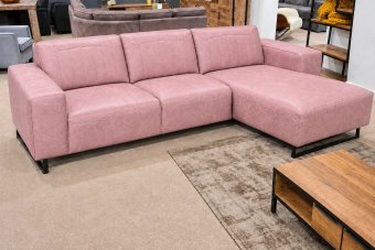 Scherpenisse 2 Zits + Longchair in roze – kleurimpressie