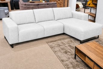 Scherpenisse 2 Zits + Longchair in wit – kleurimpressie