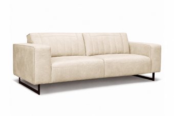 Scherpenisse 2 Zits Bank in creme – kleurimpressie