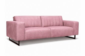 Scherpenisse 2 Zits Bank in roze – kleurimpressie