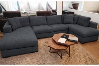 Sloterdijk Loungebank in antraciet – kleurimpressie