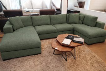Sloterdijk Loungebank in groen – kleurimpressie