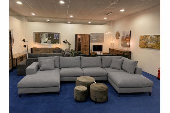 Stroe Loungebank in grijs – kleurimpressie