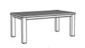 Pieterburen Eettafel-T Naturel hout
