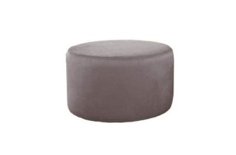 Taupe hocker Poef Lexmond 47x47cm – A-meubel