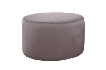Taupe hocker Poef Lexmond 50x50cm – A-meubel