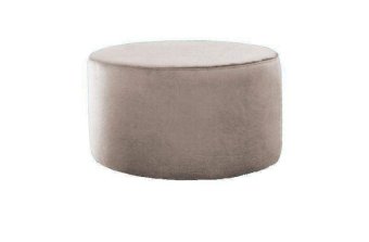 Taupe hocker Poef Lexmond 45x45cm – A-meubel