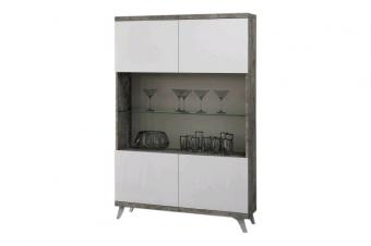 Thorn Vitrinekast 4drs / 2 open vak