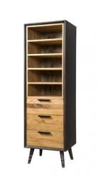 Bresso Bookcase 3 Drws + 5 Niche