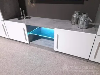 TV meubel Klein Giethoorn Marmer Wit 156cm