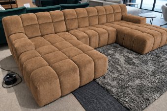Tynaarlo Longchair Groot + 2 Zits + Longchair Groot in bruin – kleurimpressie