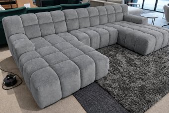 Tynaarlo Longchair Groot + 2 Zits + Longchair Groot in grijs – kleurimpressie