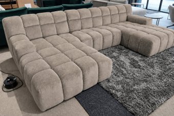 Tynaarlo Longchair Groot + 2 Zits + Longchair Groot in taupe – kleurimpressie