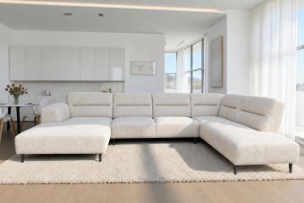 U-Bank Bloemendaal in ribstof – materiaalimpressie